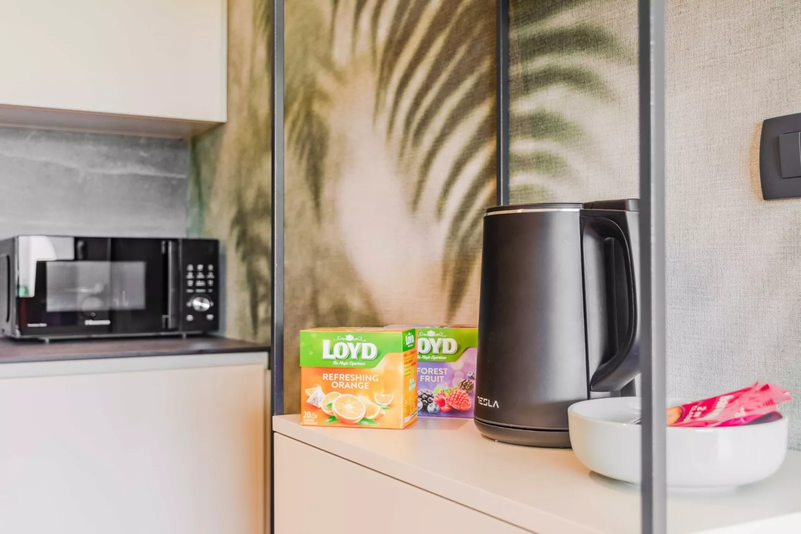 Bovec Chic Apartment with Sauna - One Bedroom Apartment with Balcony-Küche