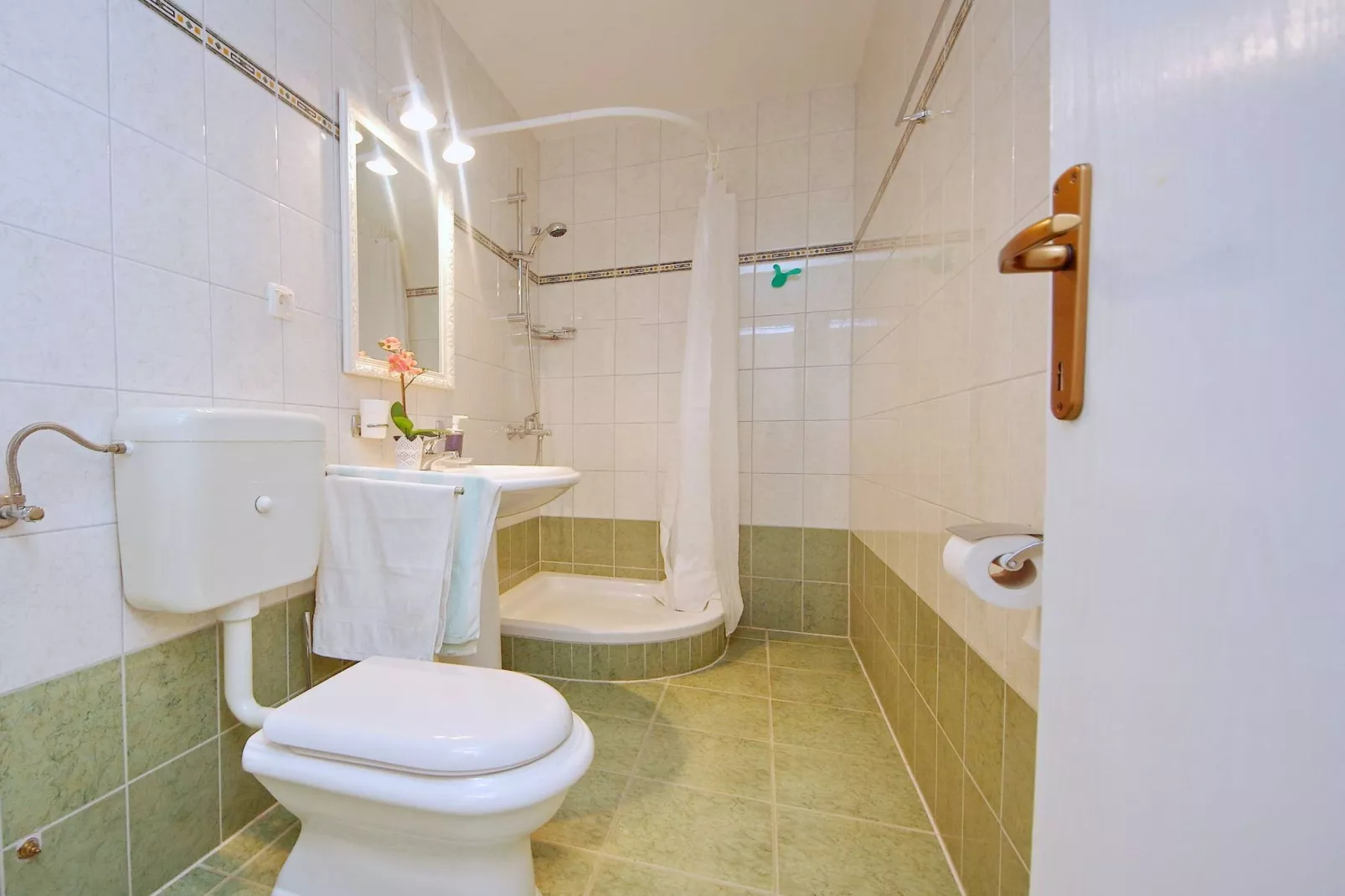 Seafront Apartments Deveron - One Bedroom Apartment  with Balcony and Sea View (Zavala)-Bathroom