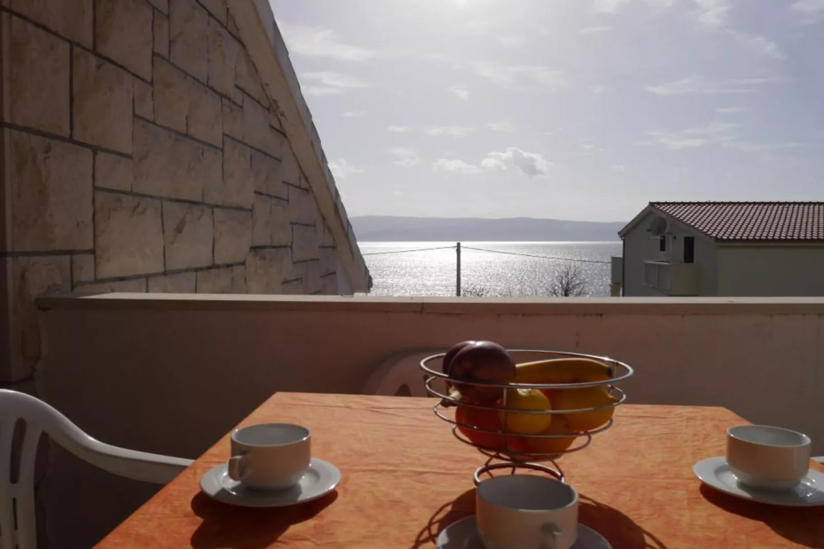 Dugi Rat Seaside Apartments - Two Bedroom Apartment 3-Terrasse / balcon