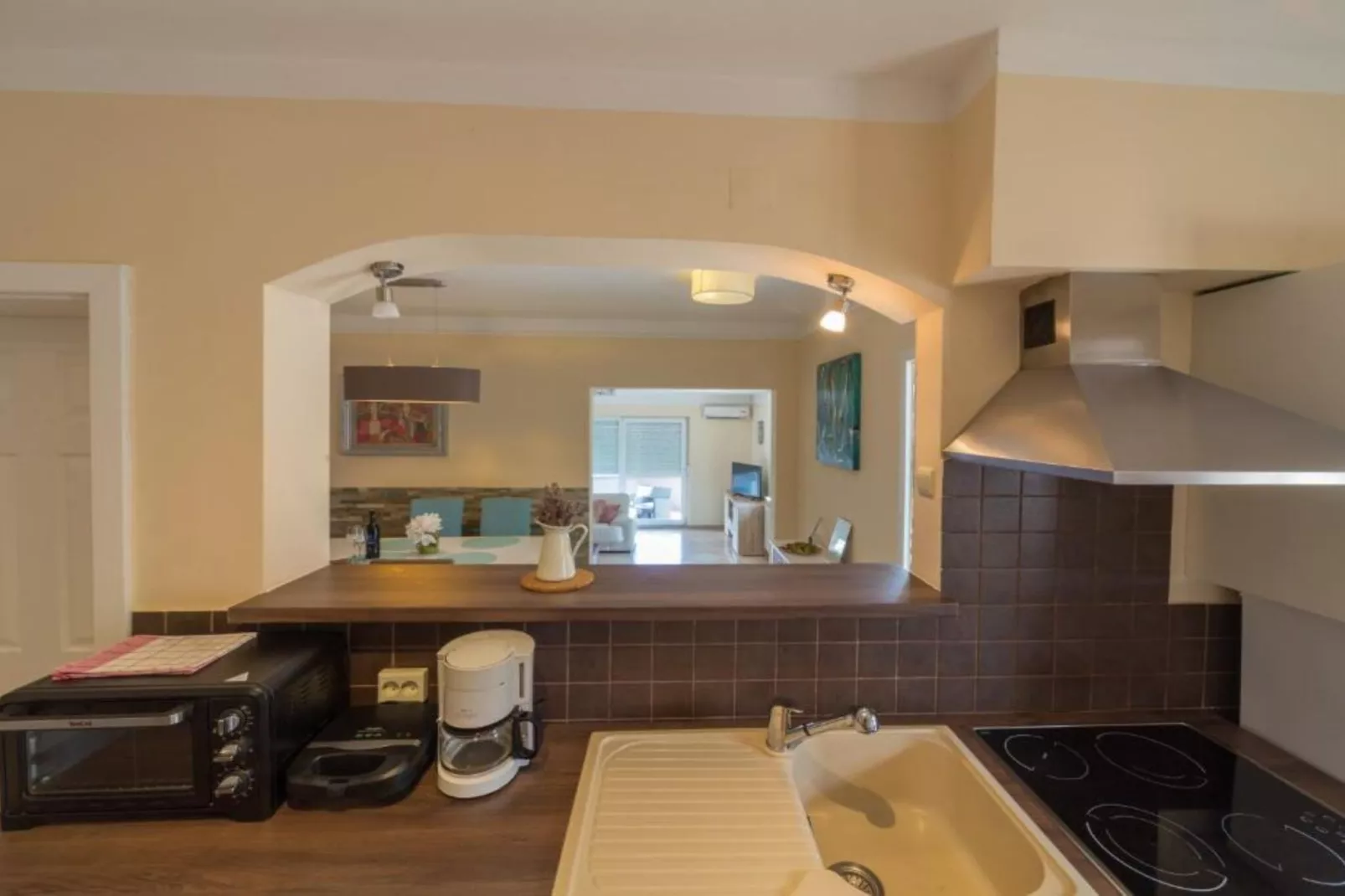 Apartments Melanie - Oprić Hills Studio apartment with balcony (C)-Cuisine