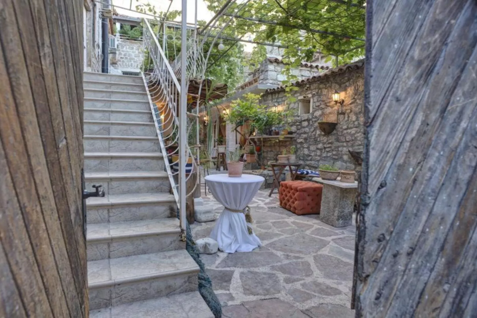 Quaint & Affordable Stay in Budva Traditional Stone House  - Standard Double Room 3-Terrace