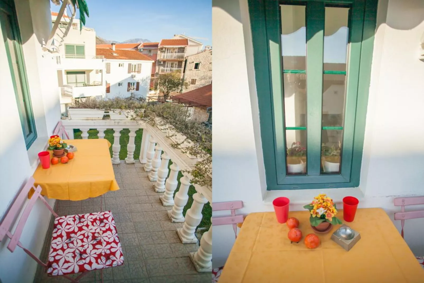 Comfortable Stay with Sea View in Petrovac - Comfort One Bedroom Apartment with Balcony 4-Terrace balcony