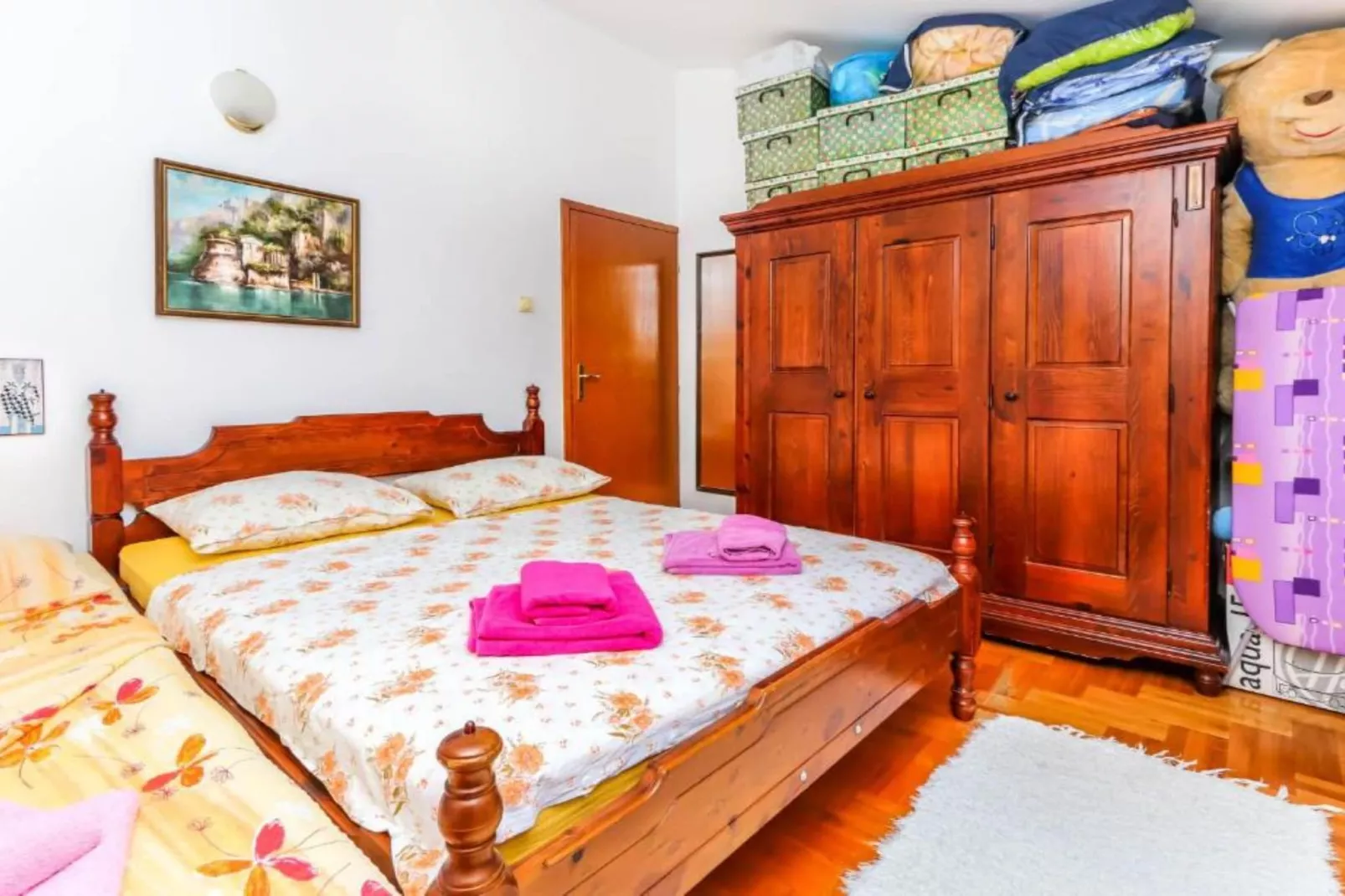 Relaxing Apartment on Budva Coastline - One Bedroom Apartment-Bedroom