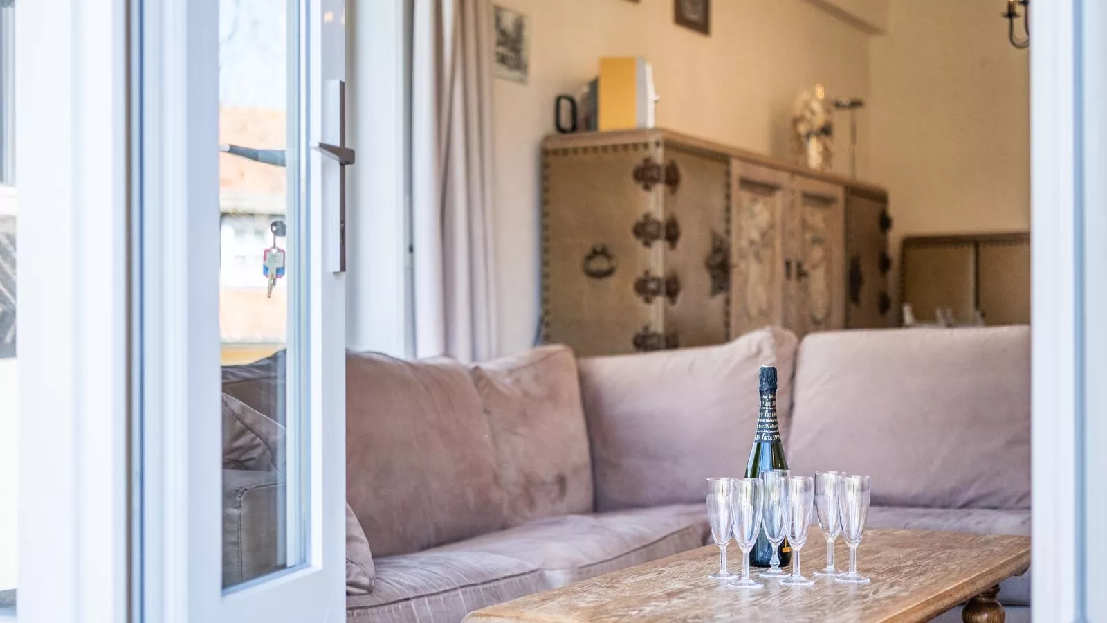 Aux Dunes-Wohnzimmer