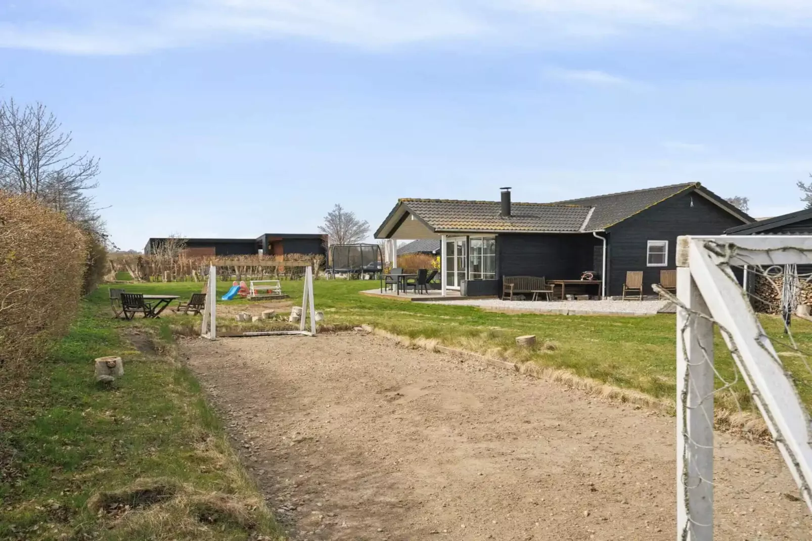 5 Sterne Ferienhaus in Børkop-Im Freien