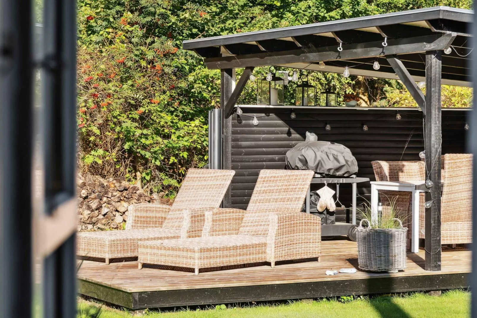 5 Sterne Ferienhaus in Væggerløse-Im Freien