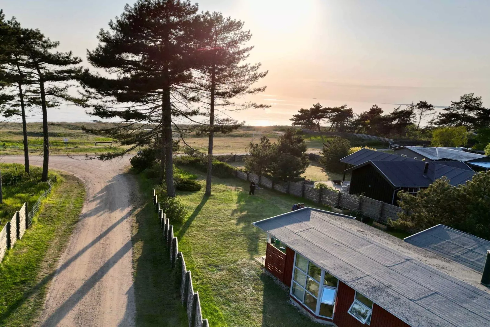 5 Sterne Ferienhaus in Store Fuglede-Im Freien