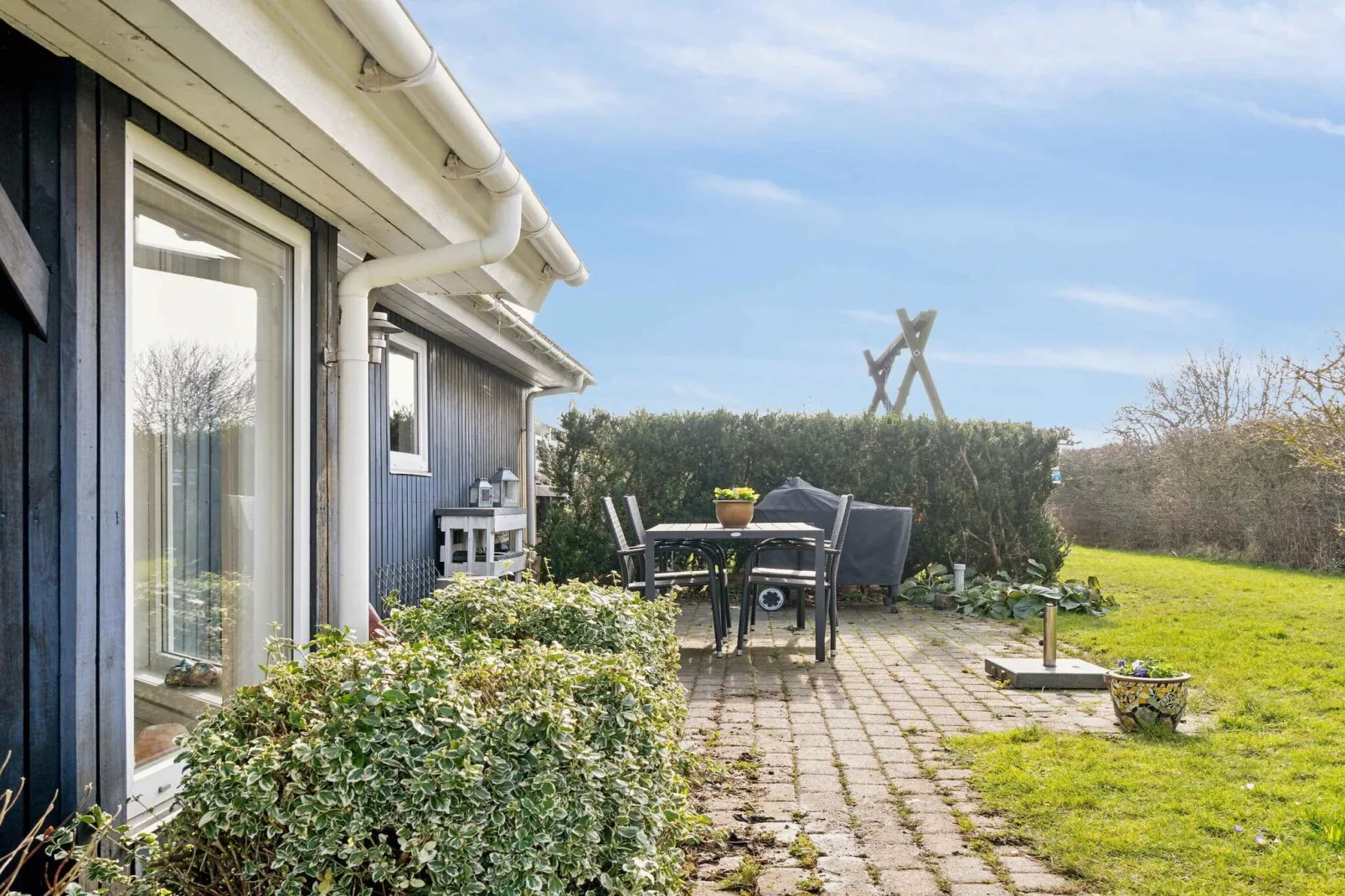 5 Sterne Ferienhaus in Rønde-Im Freien