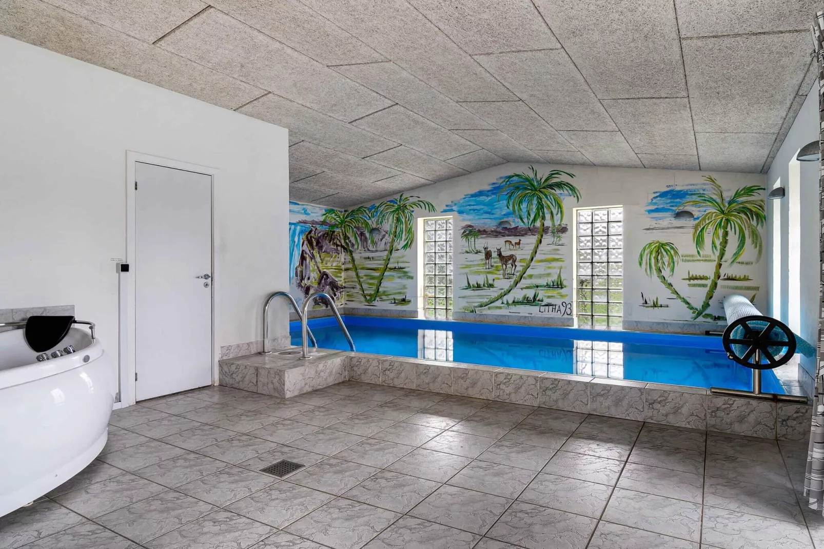 5 Sterne Ferienhaus in Stege-Wellnessbereich