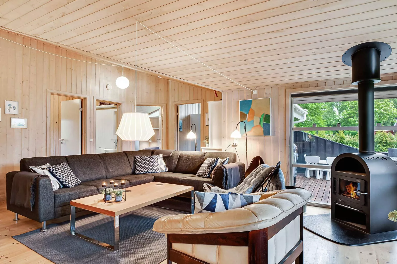 5 Sterne Ferienhaus in Græsted-Innenbereich