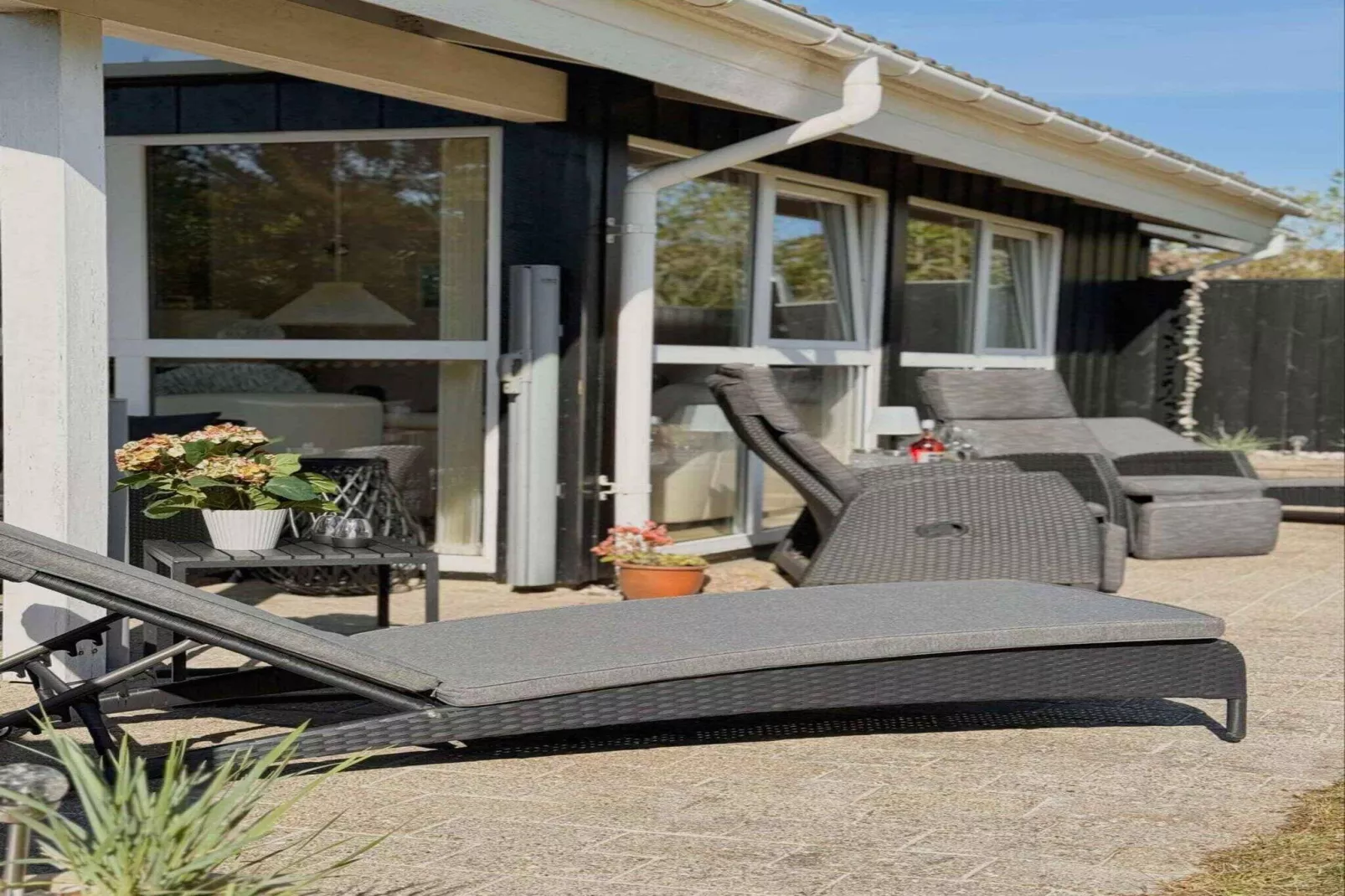 5 Sterne Ferienhaus in Sæby-Im Freien