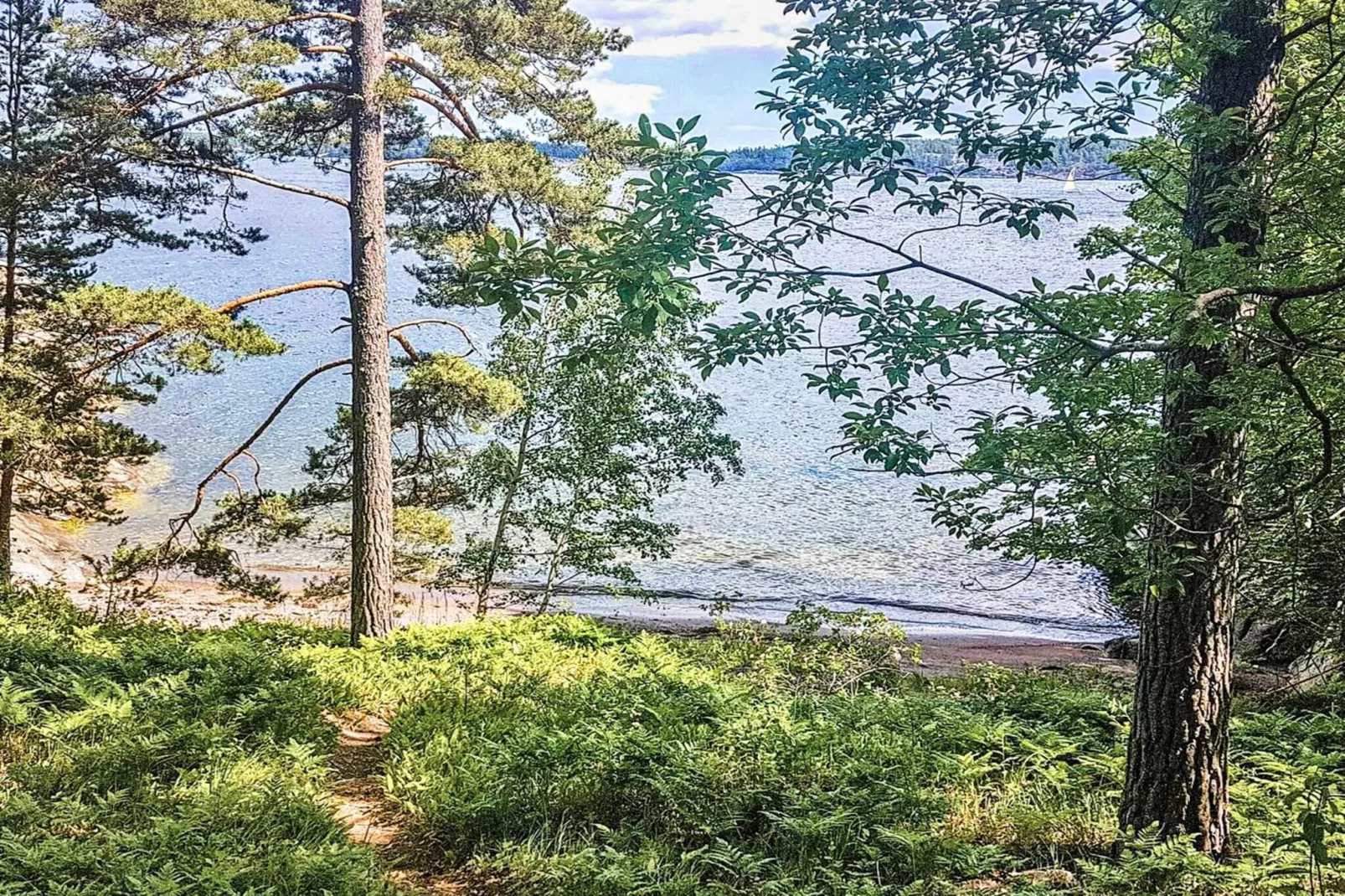 Friedliches Inselhaus in Meeresnähe-Im Freien