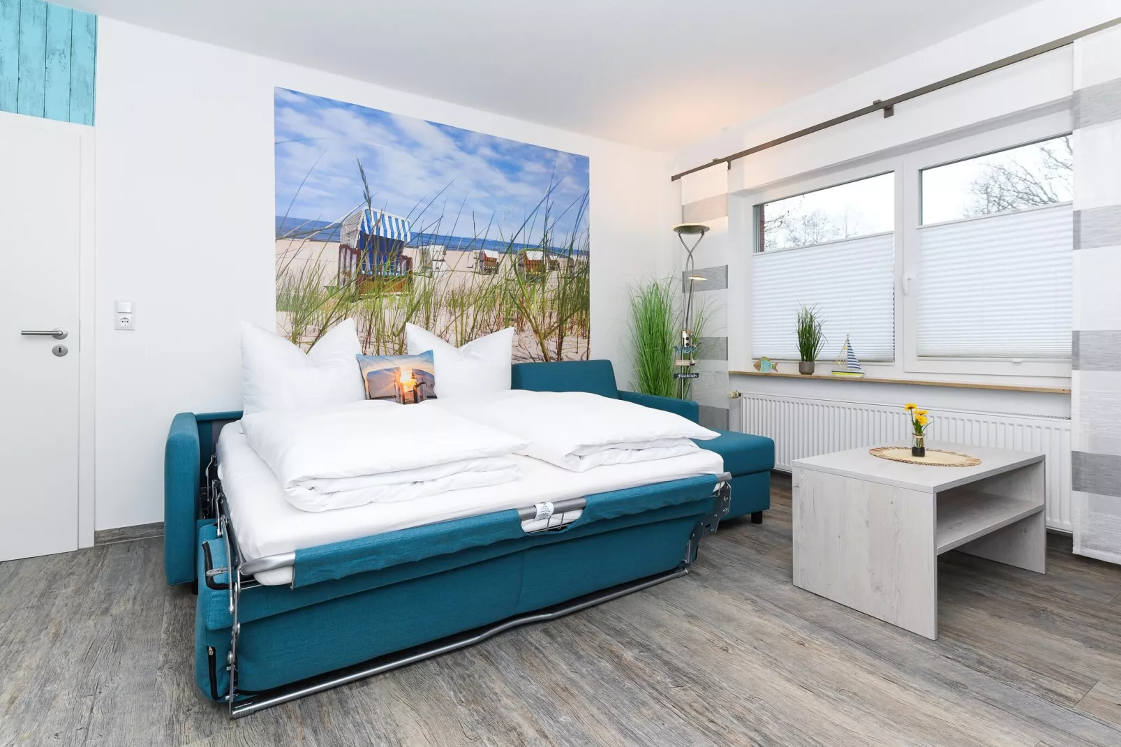 Haus Strandkorb 1-Wohnzimmer