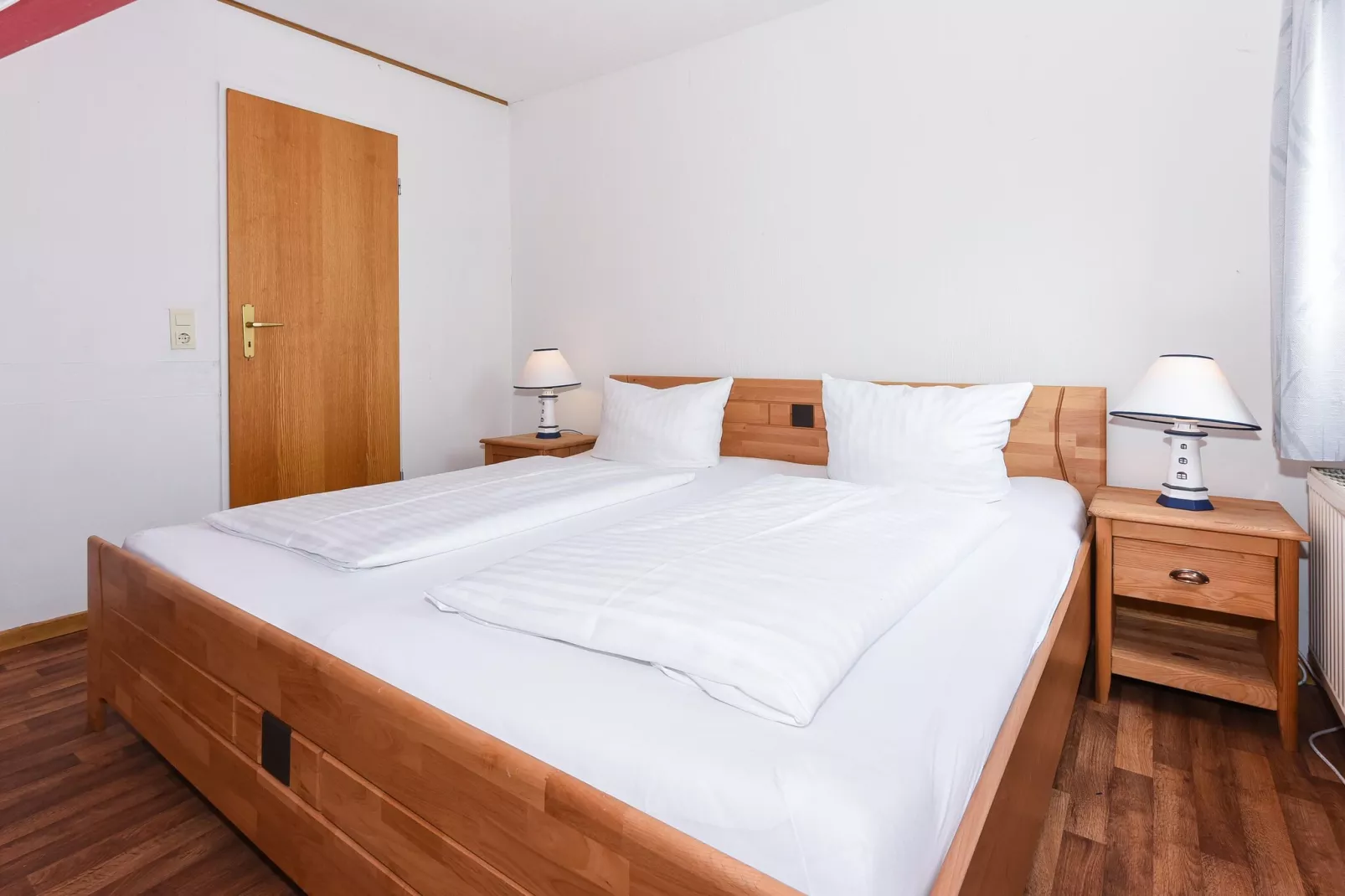 Deichblick Haus Hafeneck-Bedroom