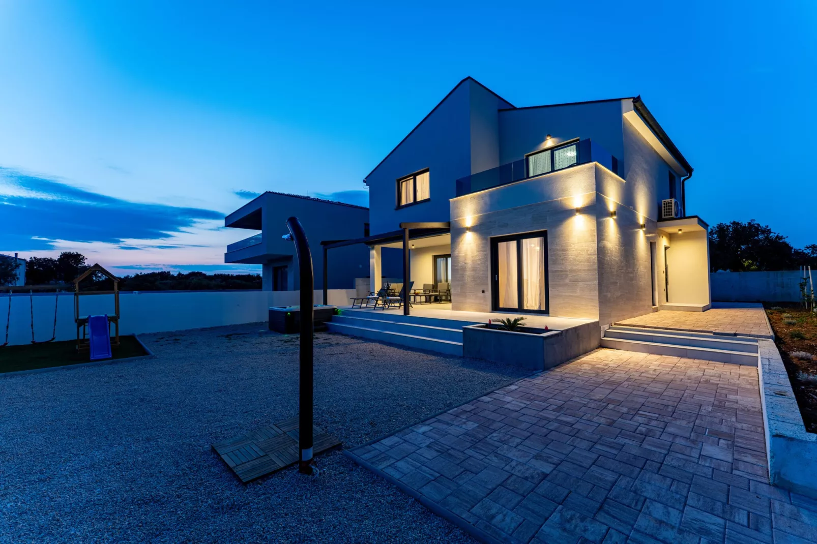 Villa Fine Touch-Außenbereich Sommer