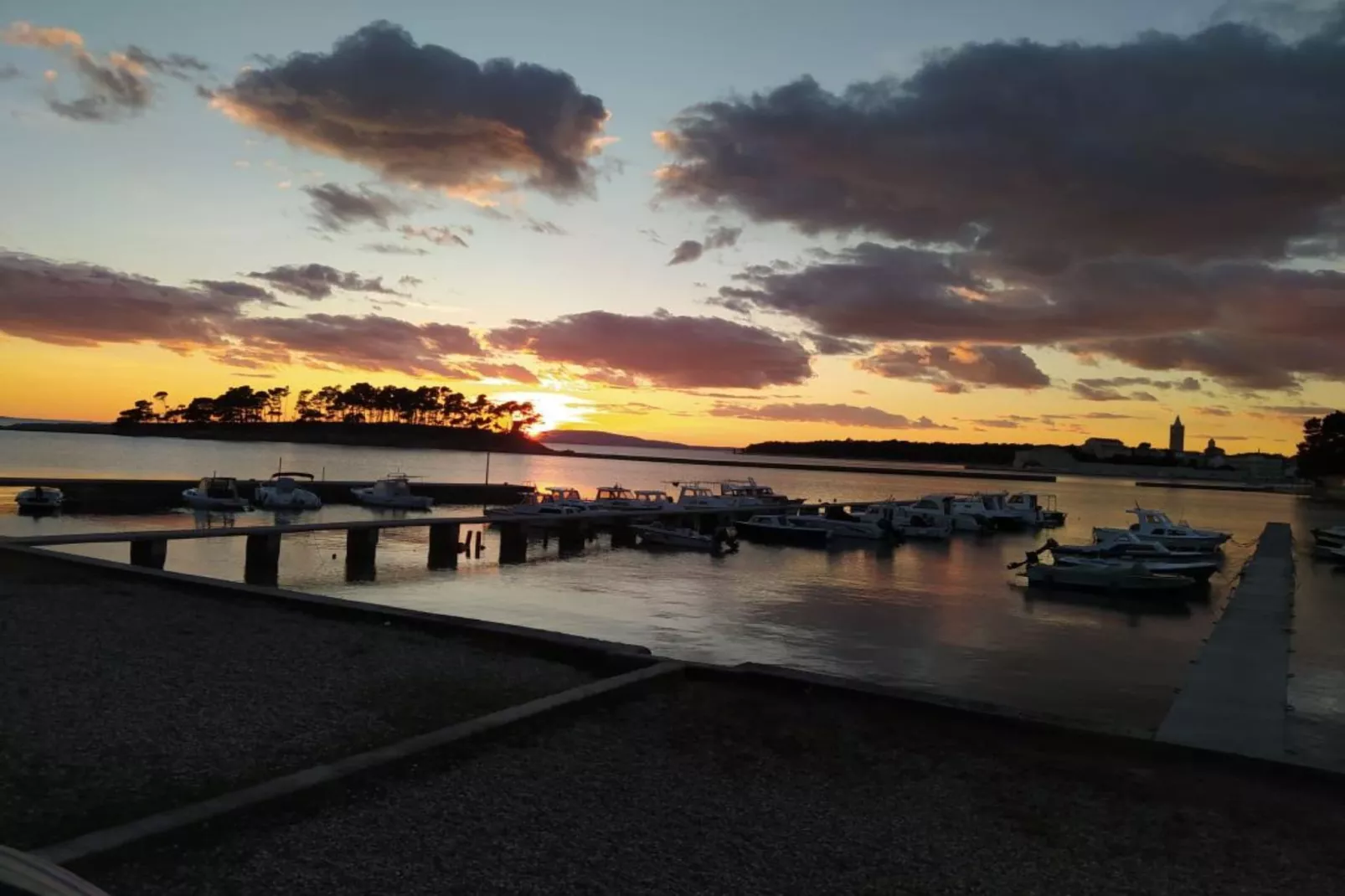 Apartments Verović Rab Banjol - One Bedroom Apartment With Terrace (A4)-View