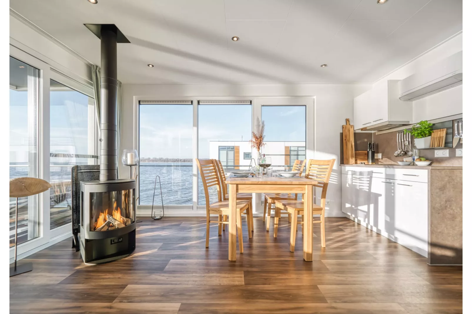 Hausboot in Ribnitz-Damgarten-Kitchen