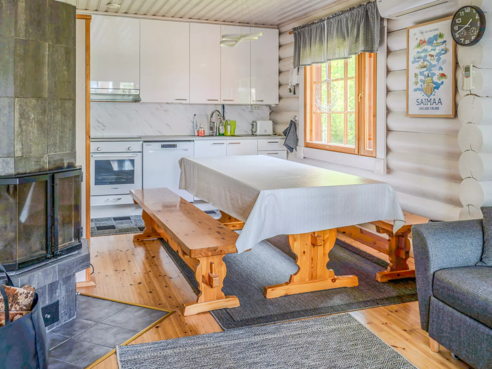 Villa joutsen-Drinnen