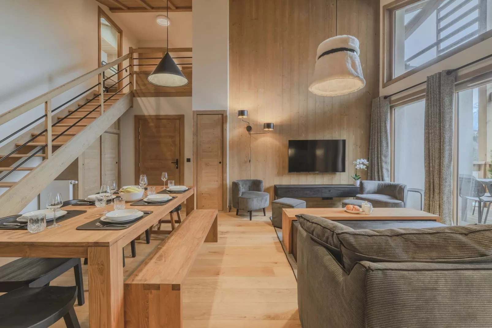 Residence L’ÉCLAT DES VÉRIAZ S12S-Wohnzimmer