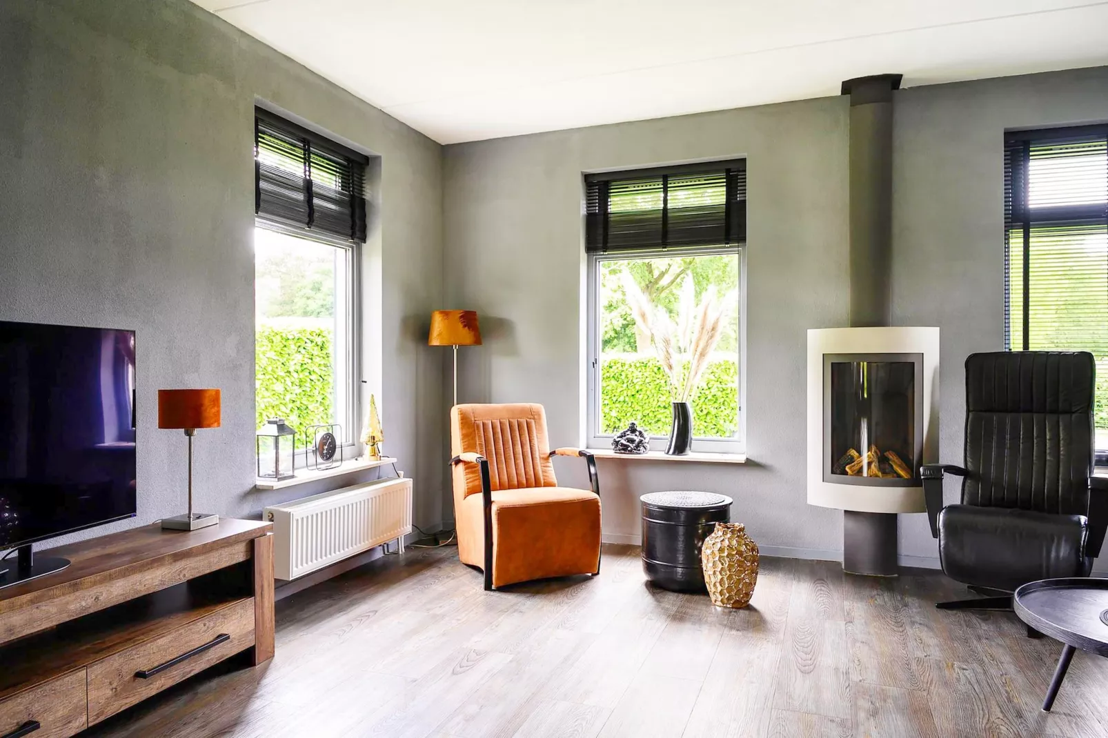 6 pers. Vosseberghuis Prestige met buitenspa-Living room