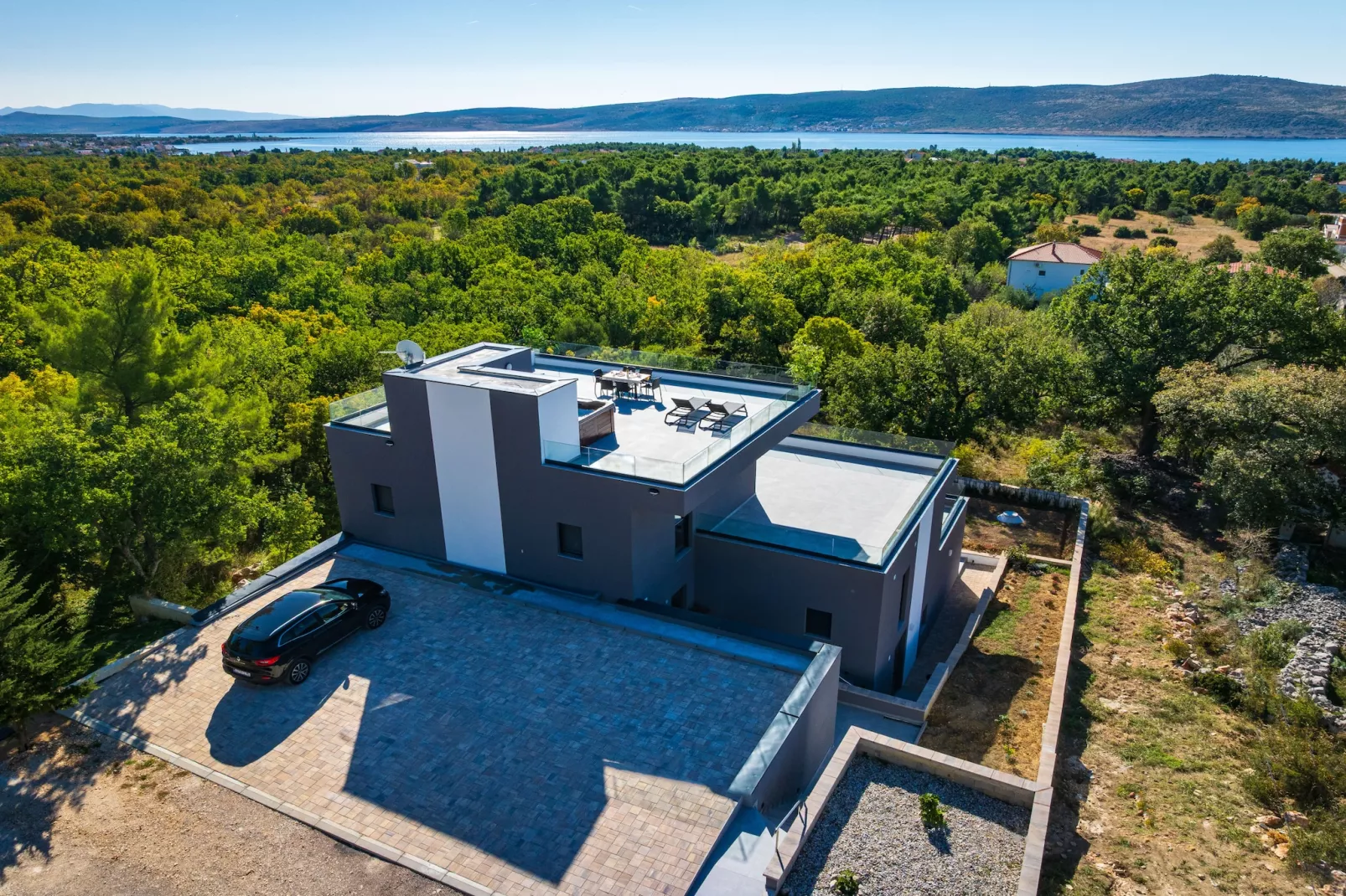 Sea view Villa Senti-Extérieur été