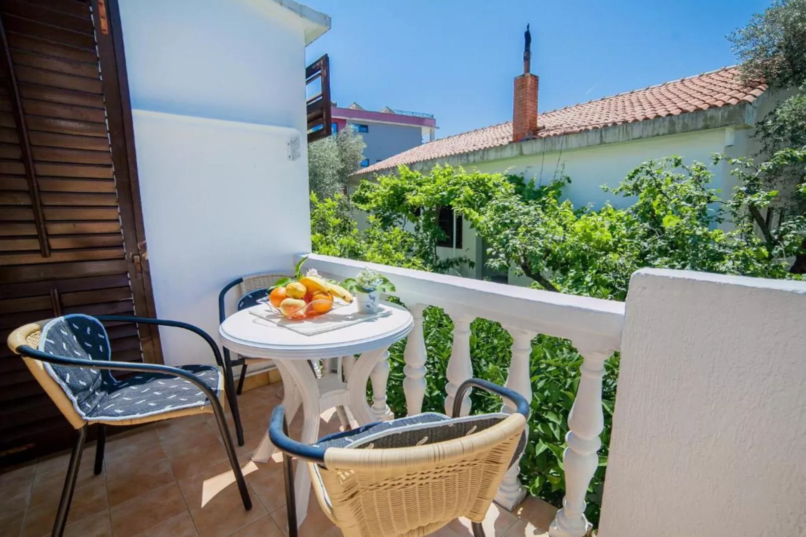 Petrovac Serenity Stay Near the Beach - Standard Double Room 2-Terrasse/Balkon