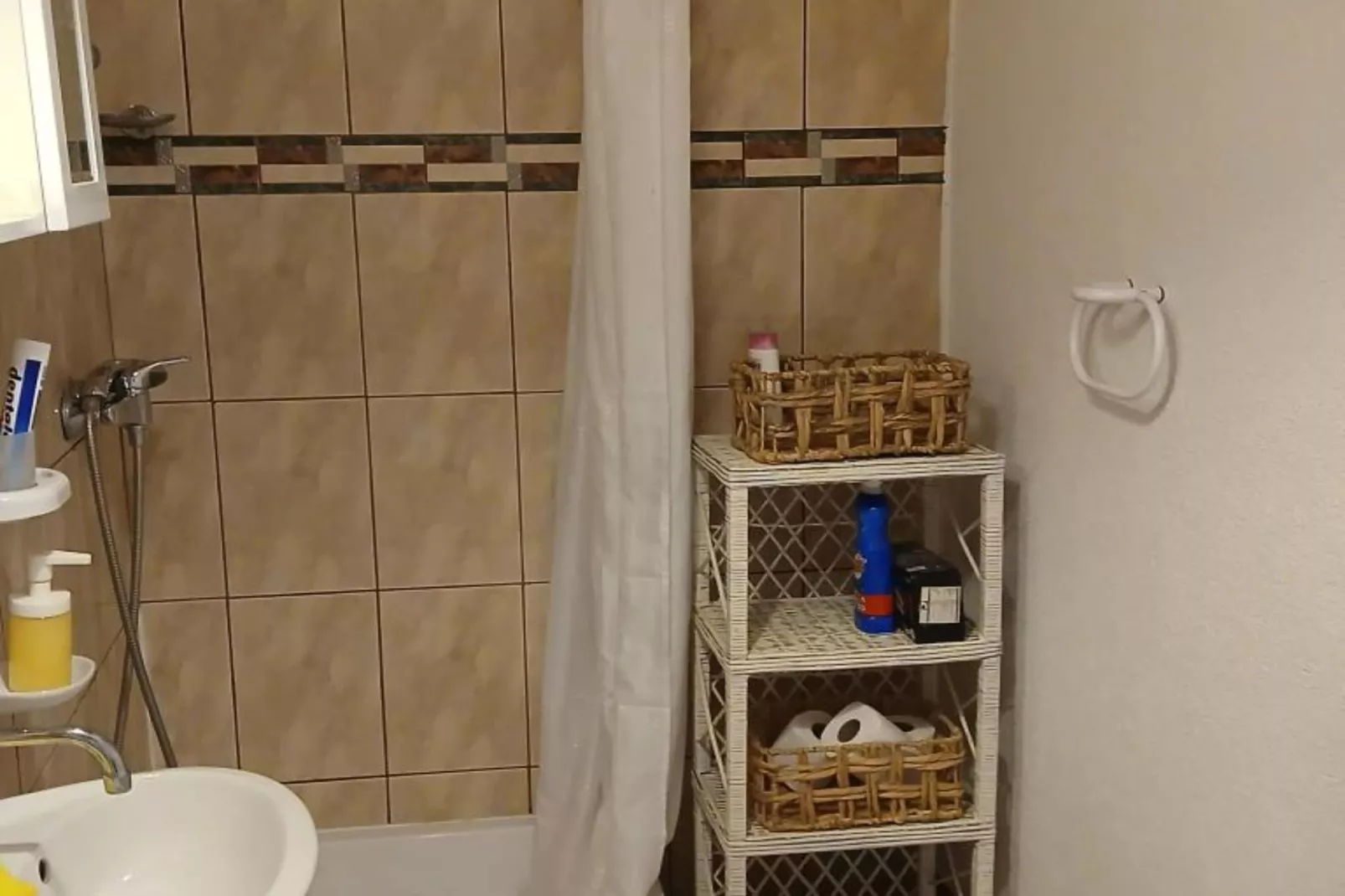 Apartmani Green Oasis - Studio Apartment with Terrace and Sea View-Bathroom