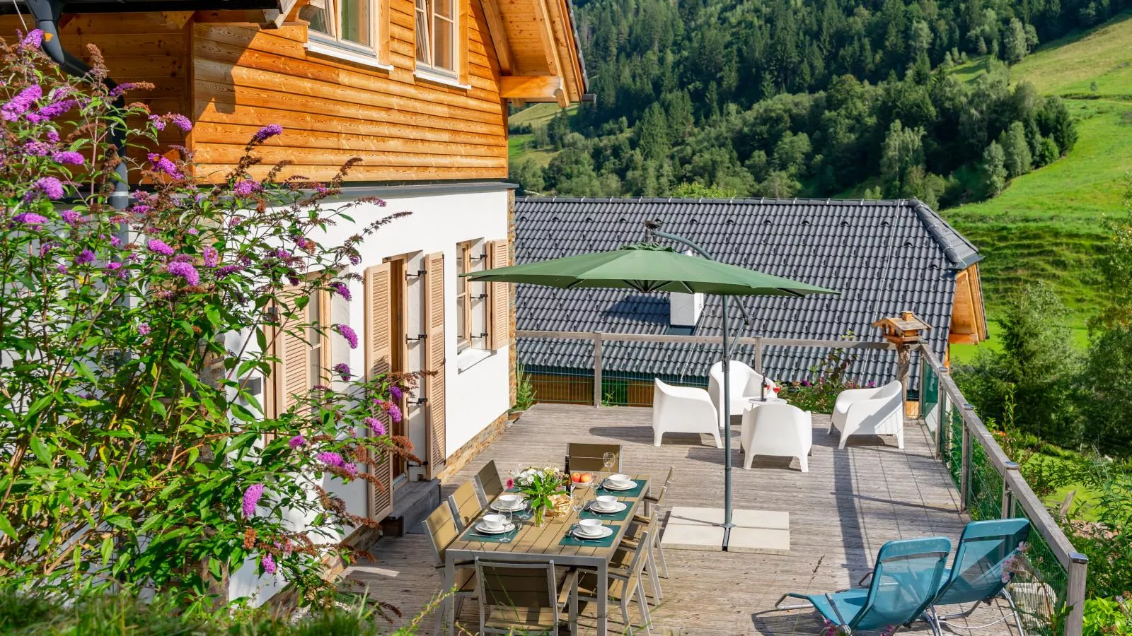 Chalet Karibu-Terrasse/Balkon