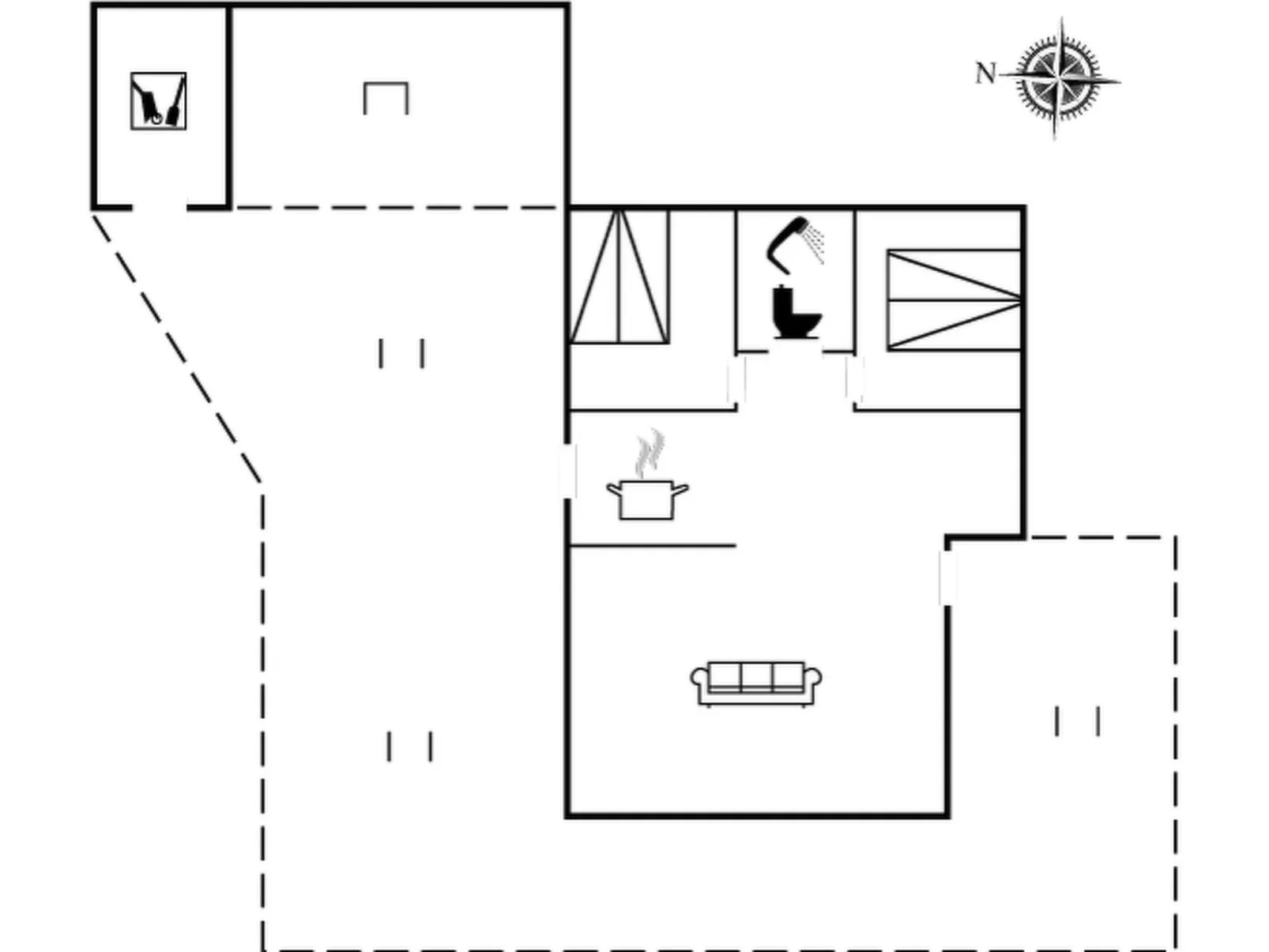 "Desche" - 300m from the sea-Dedans