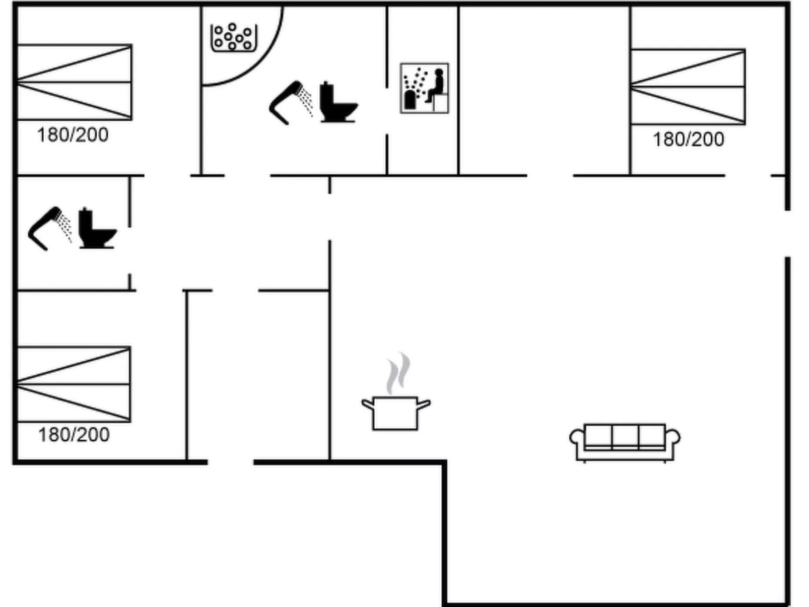 "Carstina" - 400m from the sea-Inside