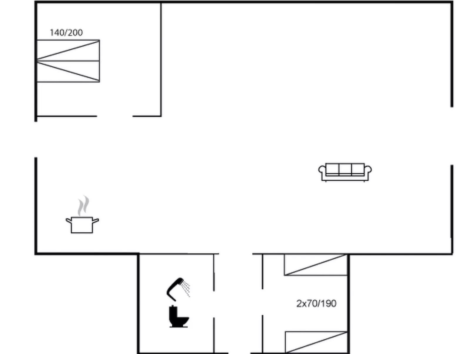 "Analine" - 1km from the sea-Inside