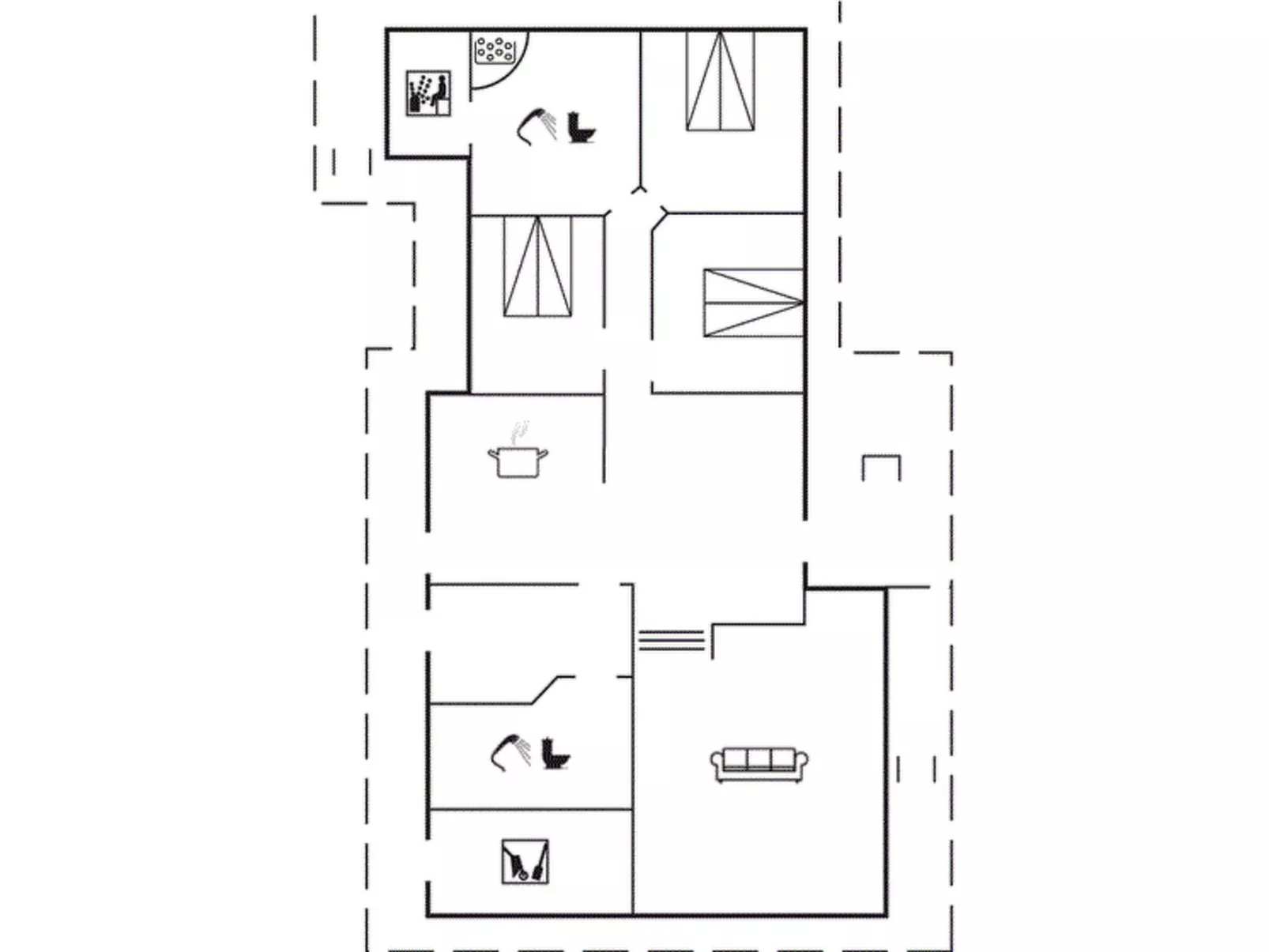 "Ung" - 150m from the sea-Inside