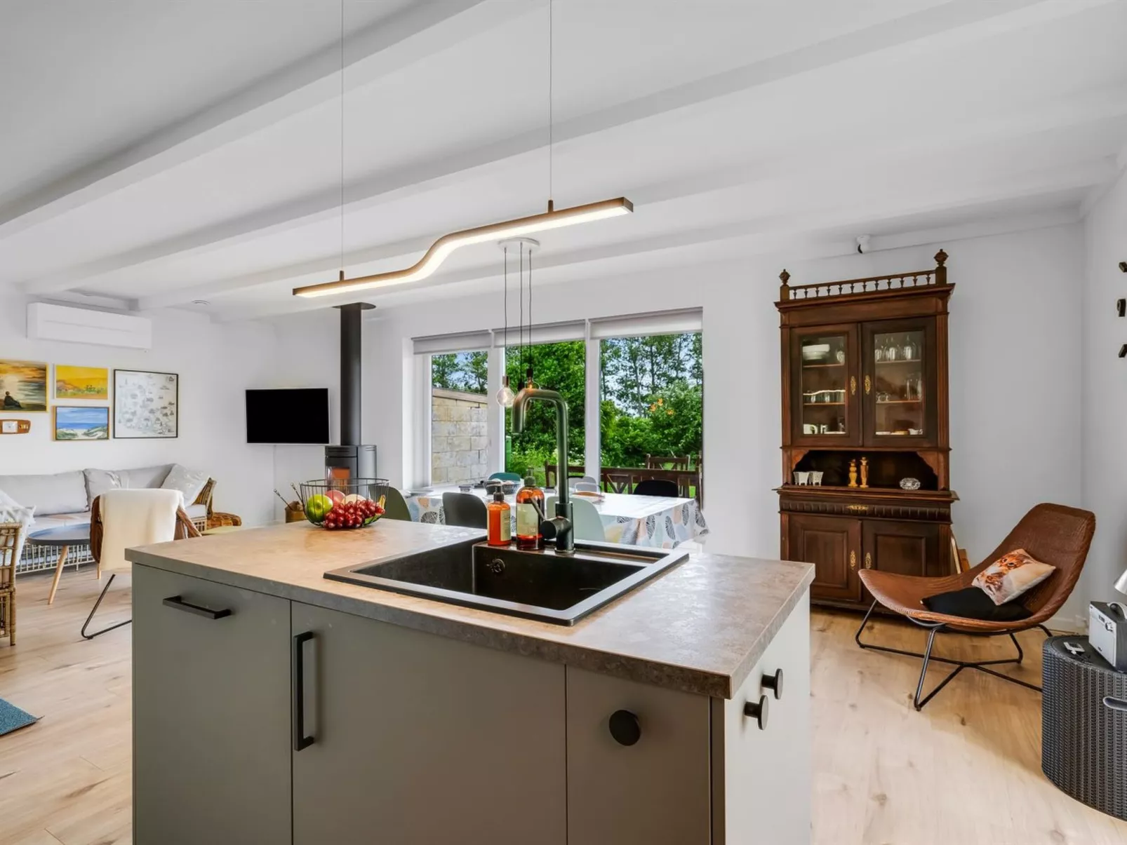 "Othinkarl" - 1km from the sea-Dedans