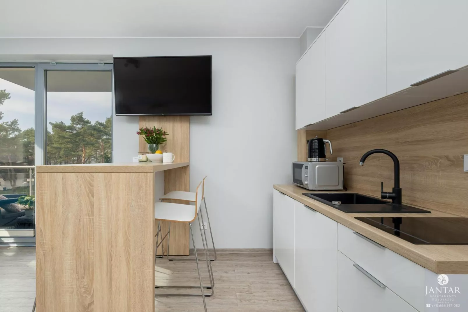 Apartament Grunwaldzka 12c-22 Pobierowo-Cuisine