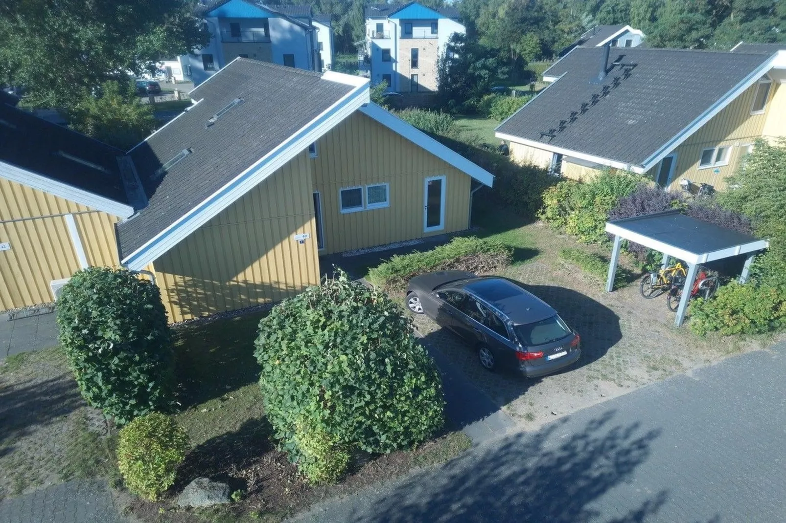 Ferienhaus Seeschwalbe-Classic 90 qm 42-Außenbereich Sommer