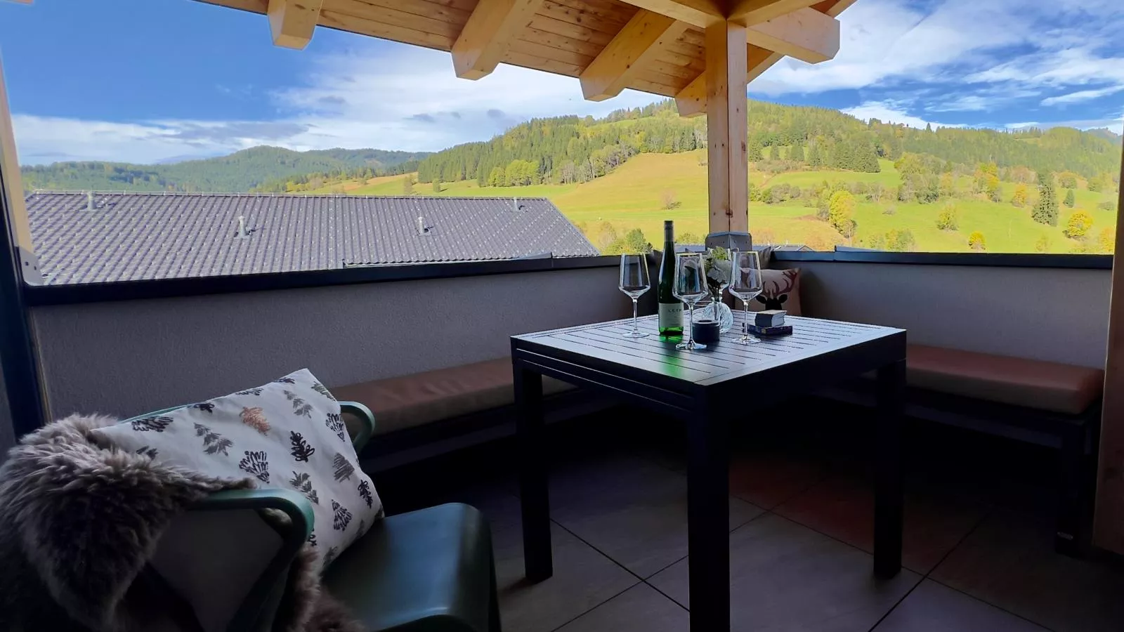 Almchalet Alpenglück-Terrasse/Balkon