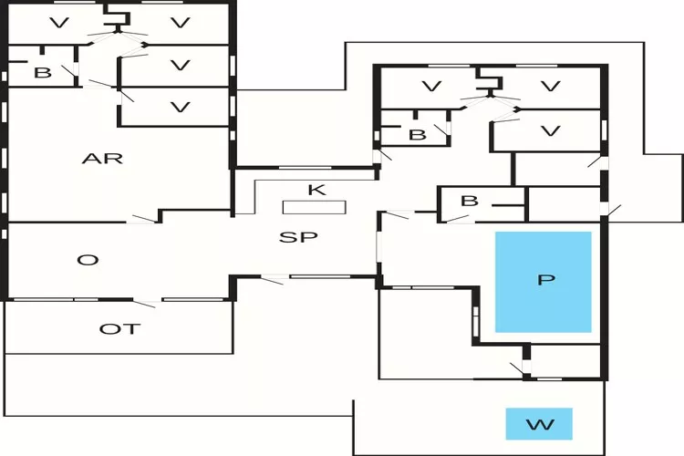 5 star holiday home in Otterup-Floor plan