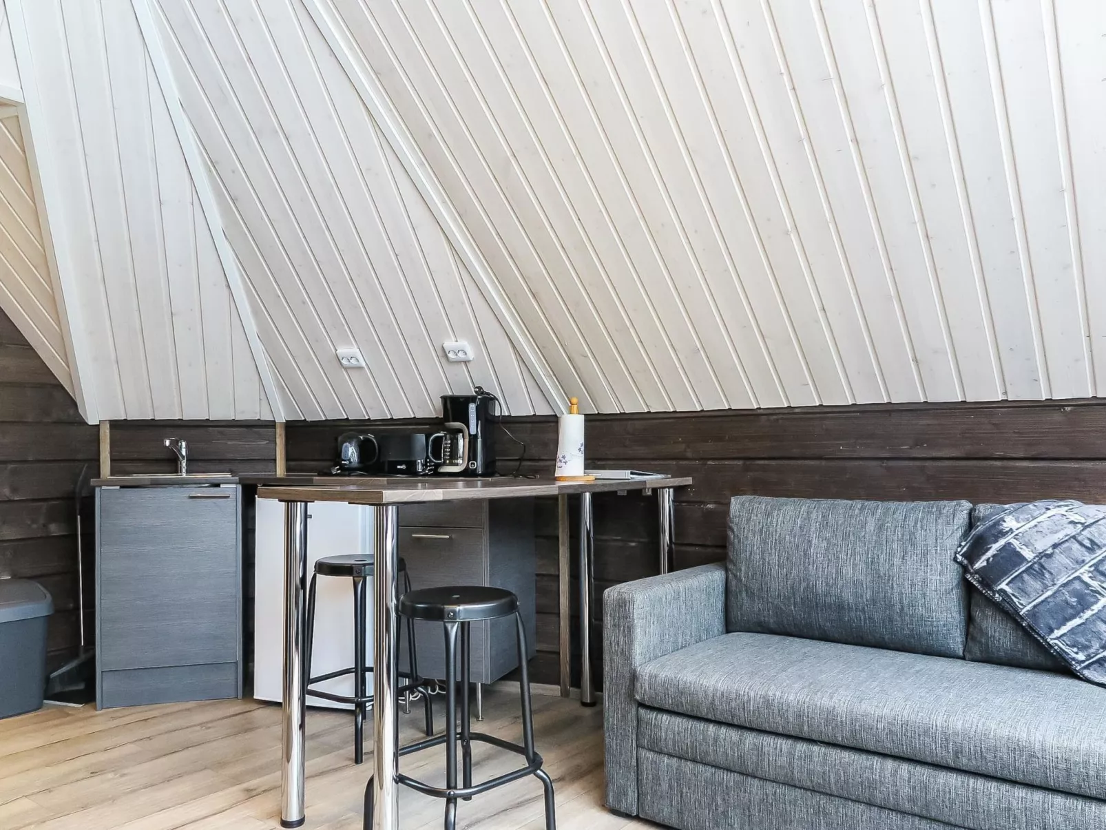 Arctic light hut-Dedans