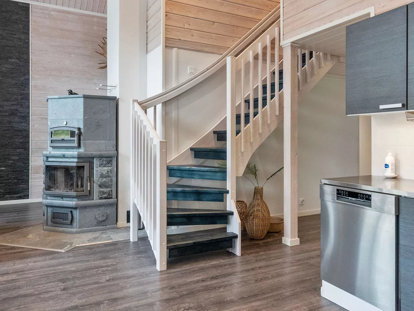 Mökki tenolla-Drinnen