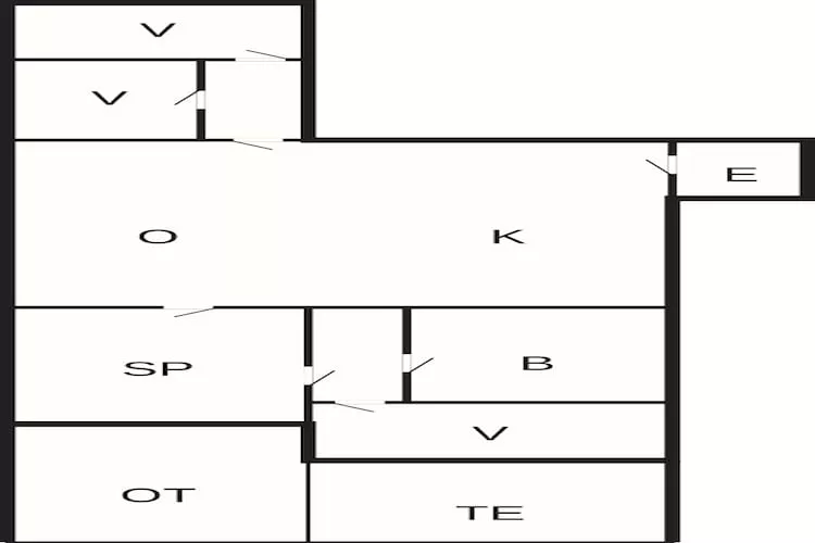 4 Sterne Ferienhaus in Hals-Grundriss