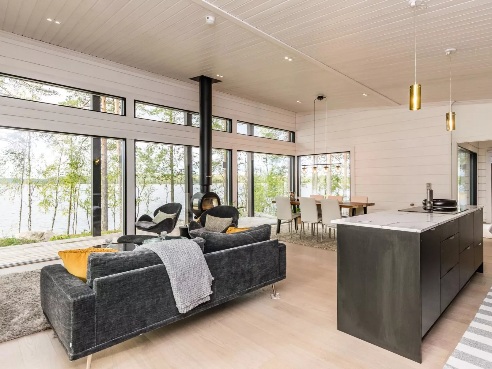 Villa saimaan joutsenlahti-Dedans