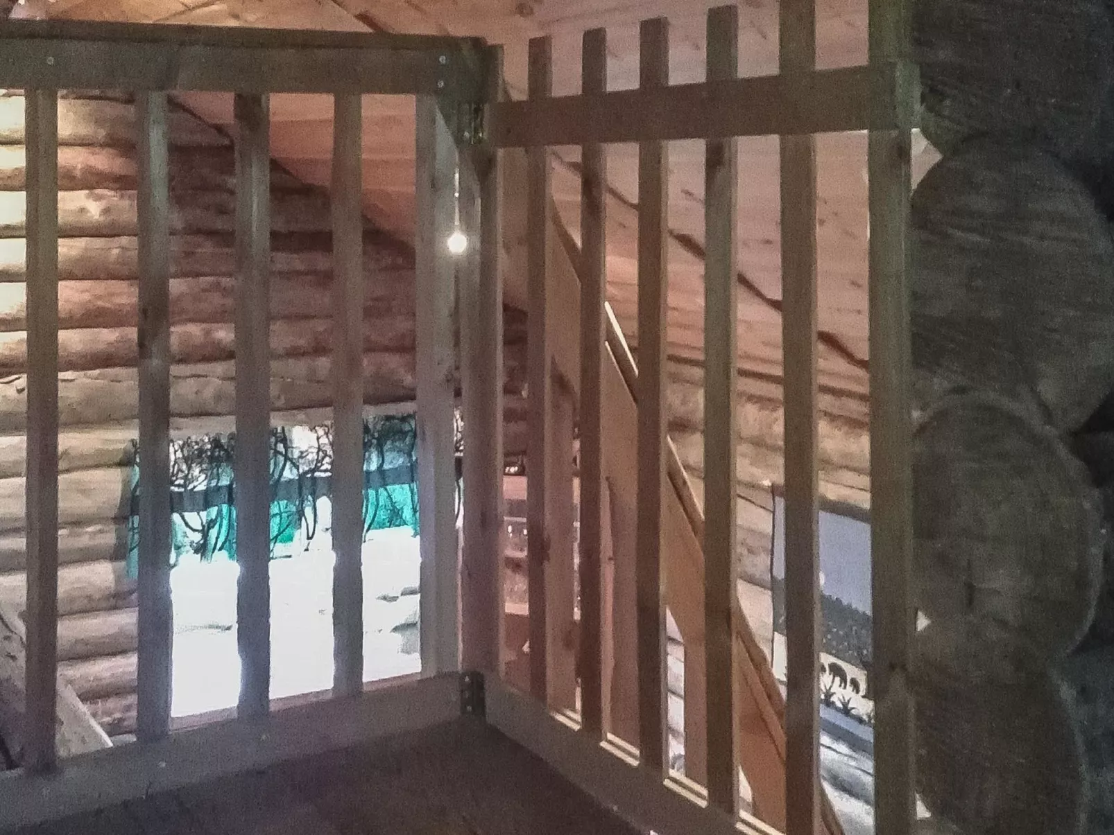 Honkapirtti, vuotunki-Dedans