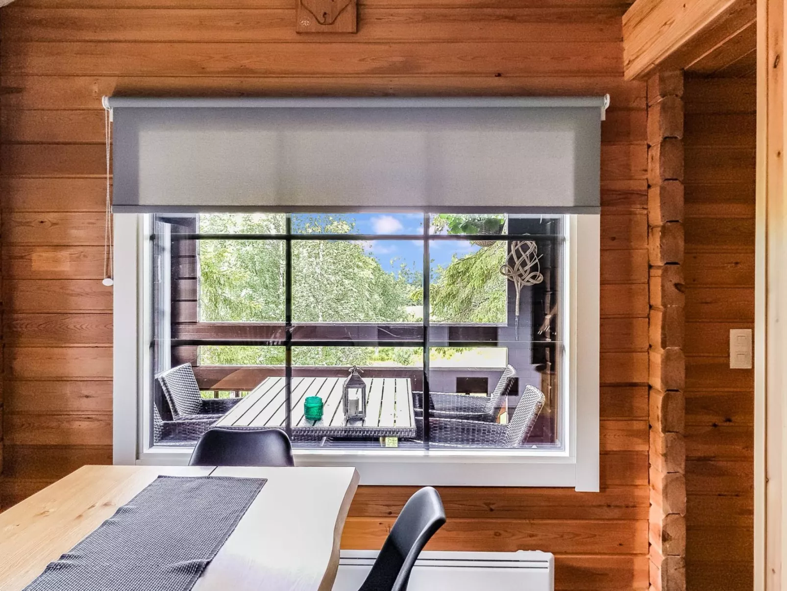 Lomamaja rukaranta-Dedans