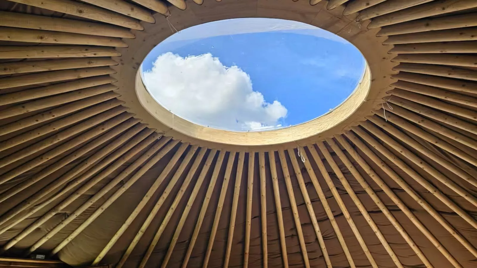 Glamour-Camping-Aussicht Sommer