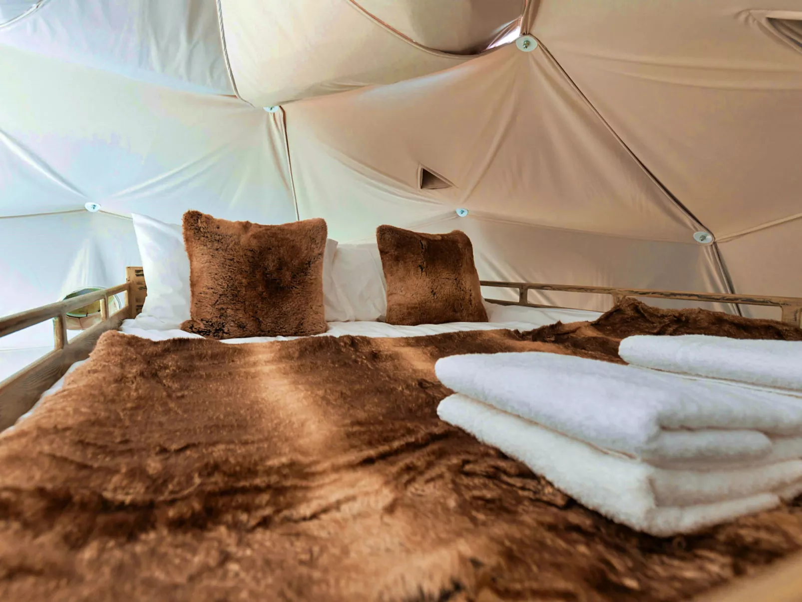 Scotney Luxury Dome-Drinnen