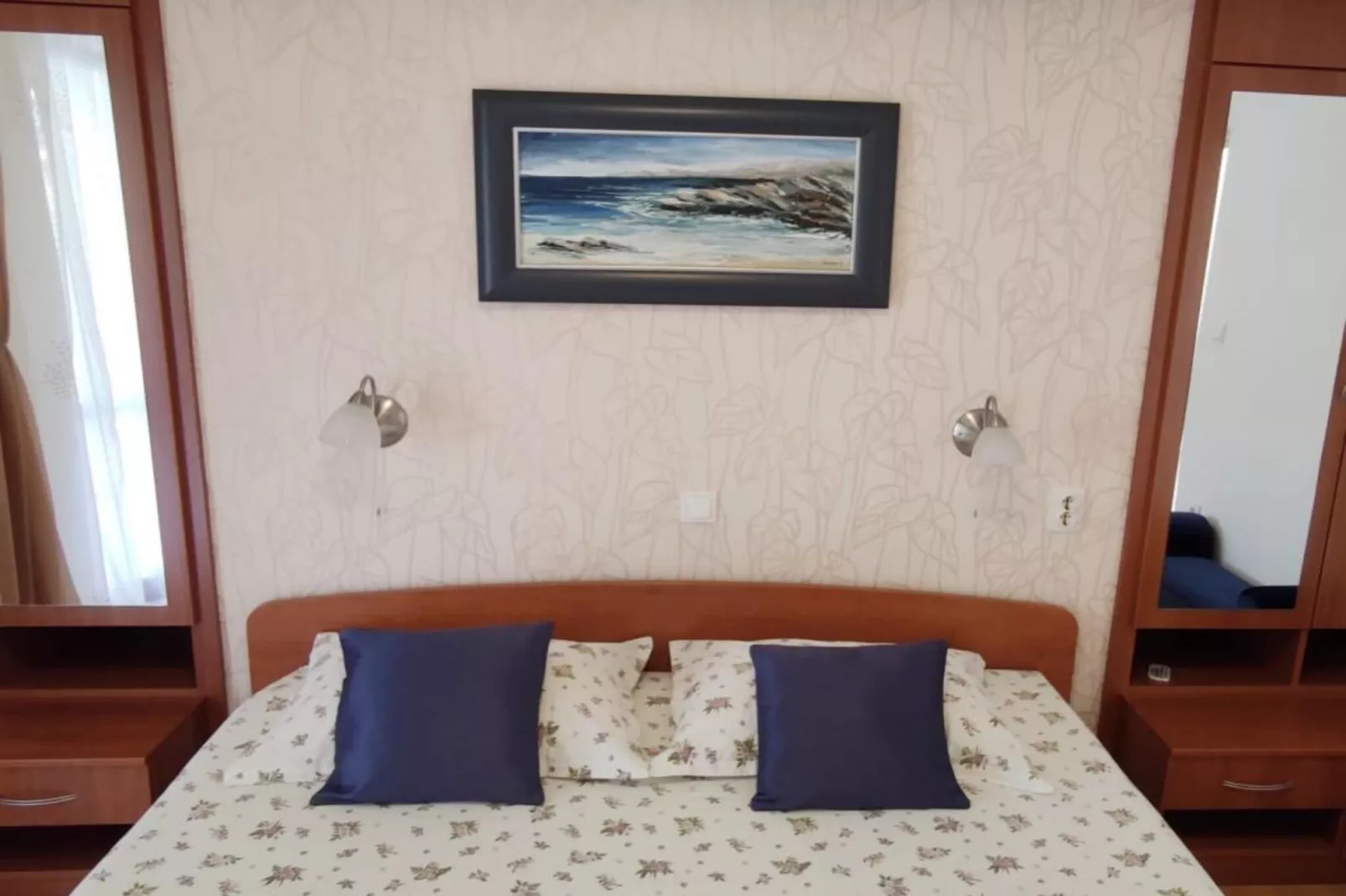 Apartments Maritimo - Comfort Two Bedroom Apartment with Sea View and Terrace-Bedroom