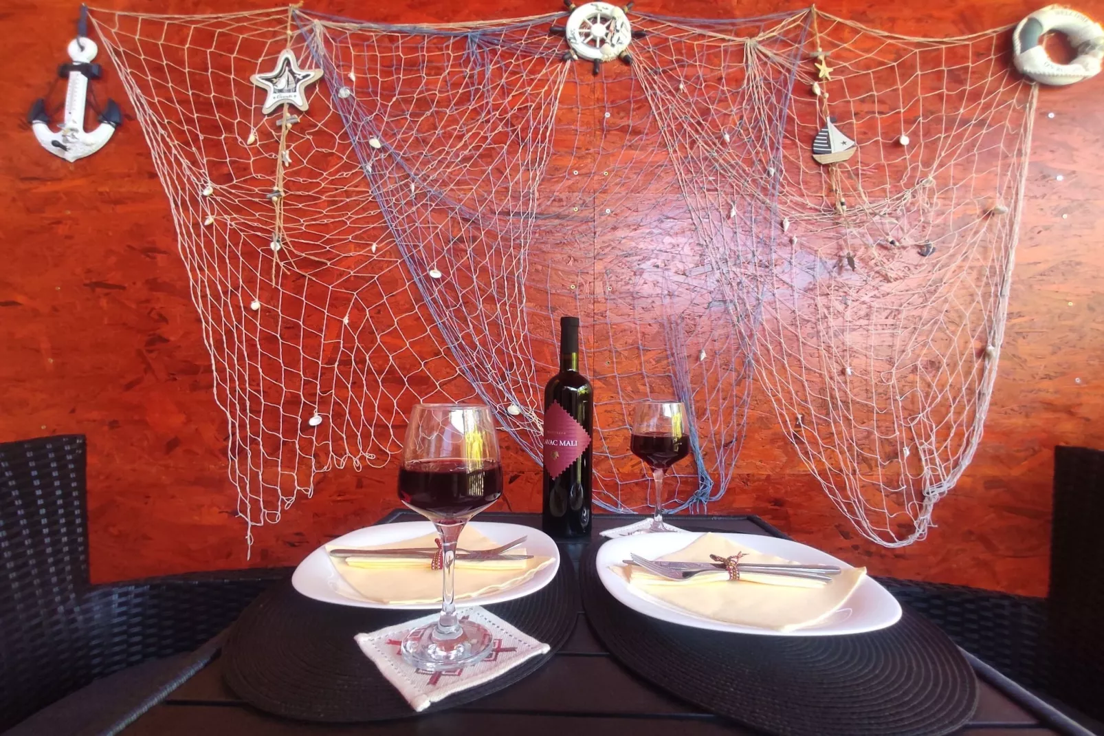 Room Porat 2 with Private Terrace - Double Bedroom with Private Terrace-Salle à manger