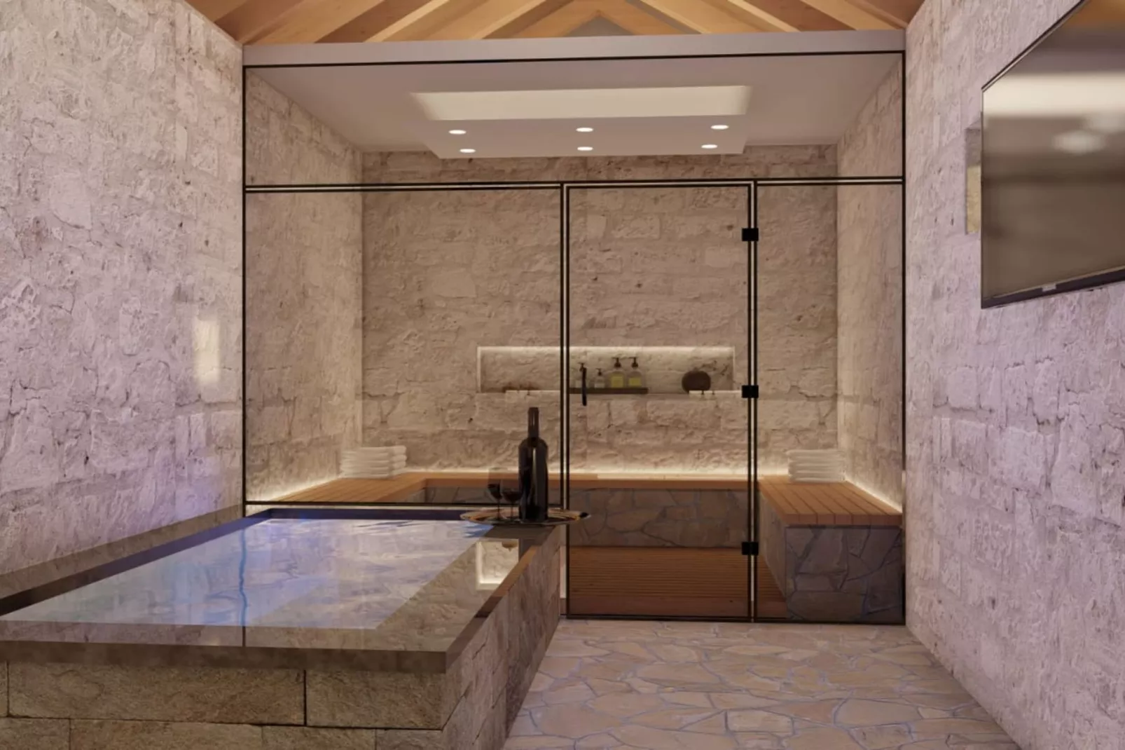 Villa Marina - Five Bedroom Villa With Pool-Salle de bain