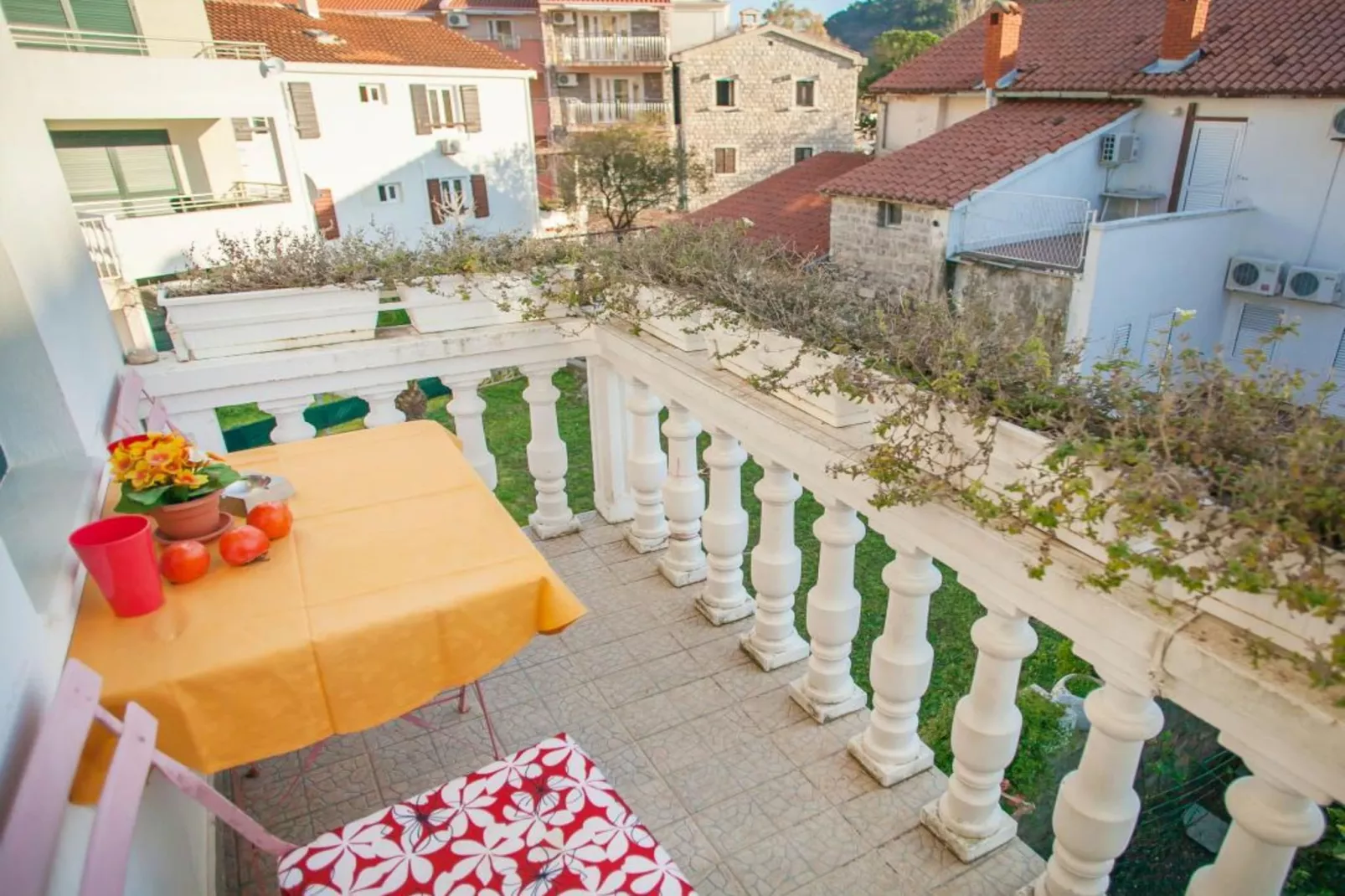 Comfortable Stay with Sea View in Petrovac - Comfort One Bedroom Apartment with Balcony 4-Terrace balcony
