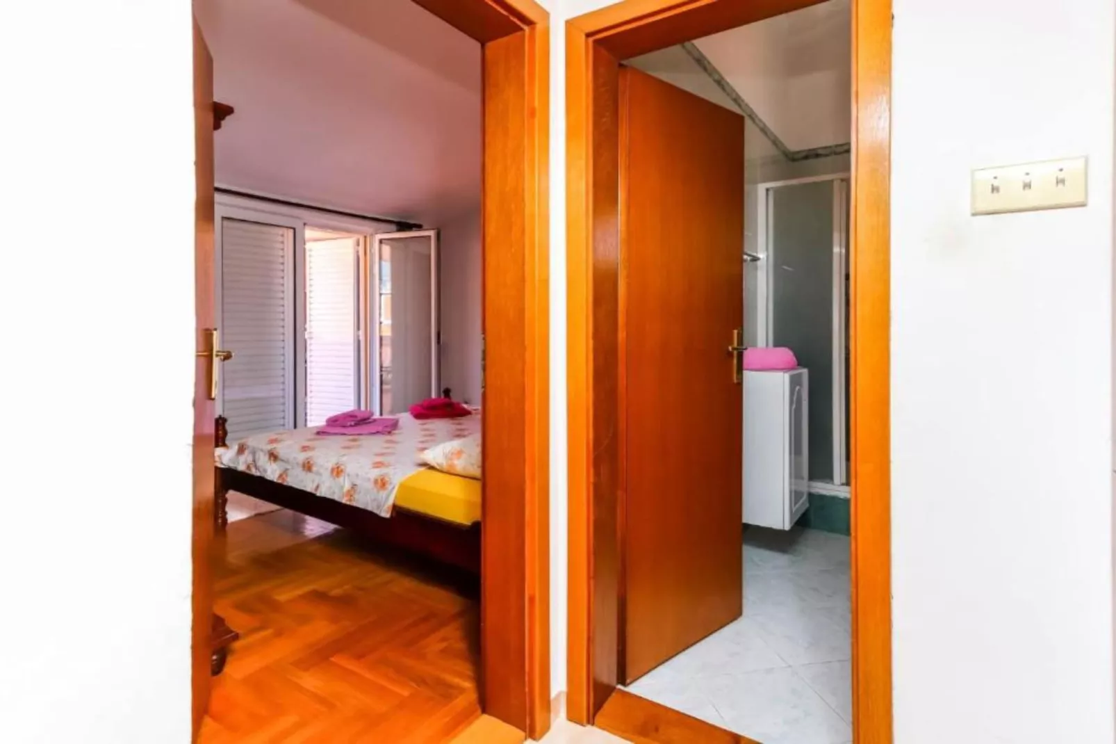 Relaxing Apartment on Budva Coastline - One Bedroom Apartment-Bedroom